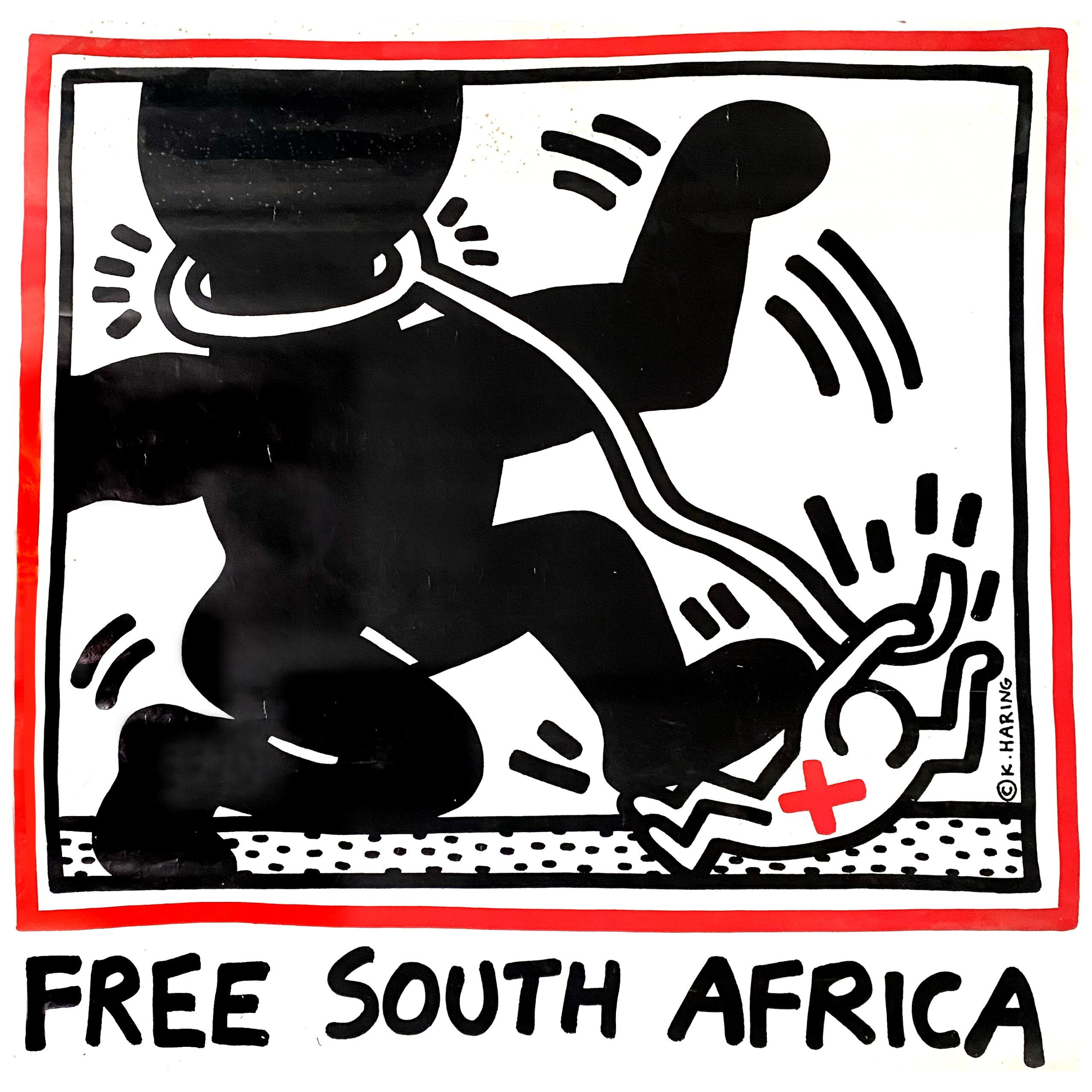 Keith Haring Free South Africa